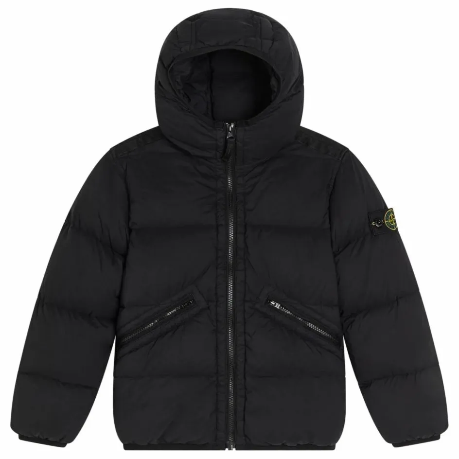 New Stone Island Doudoune Logo | Noir