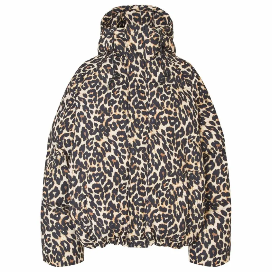 Lollys Laundry Doudoune Shelby Léopard ||Femme Manteaux, Parkas