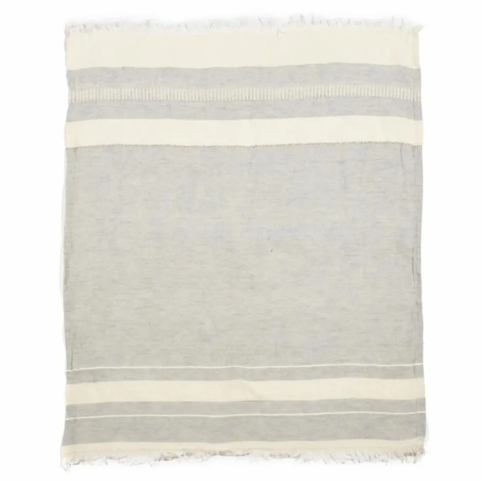 Discount Libeco Drap de plage Belgian | Gris clair