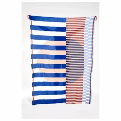 Hot Mapoésie Drap de plage Sol | Bleu