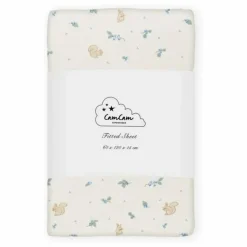 Cam Cam Drap-housse Blueberries| Linge De Lit Bébé|Linge De Lit Bébé