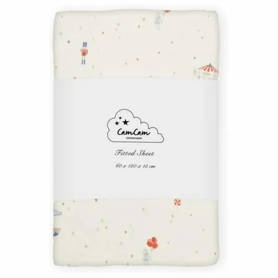 New Cam Cam Drap-housse Carrousel Rouge