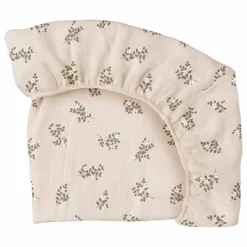 Discount Main Sauvage Drap-housse Holly Flowers | Sable