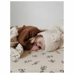 Discount Main Sauvage Drap-housse Holly Flowers | Sable