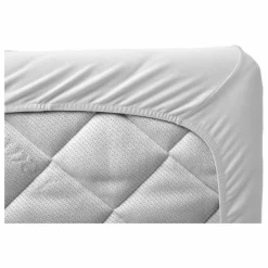 Clearance Leander Drap-housses en coton bio - Set de 2 | Blanc