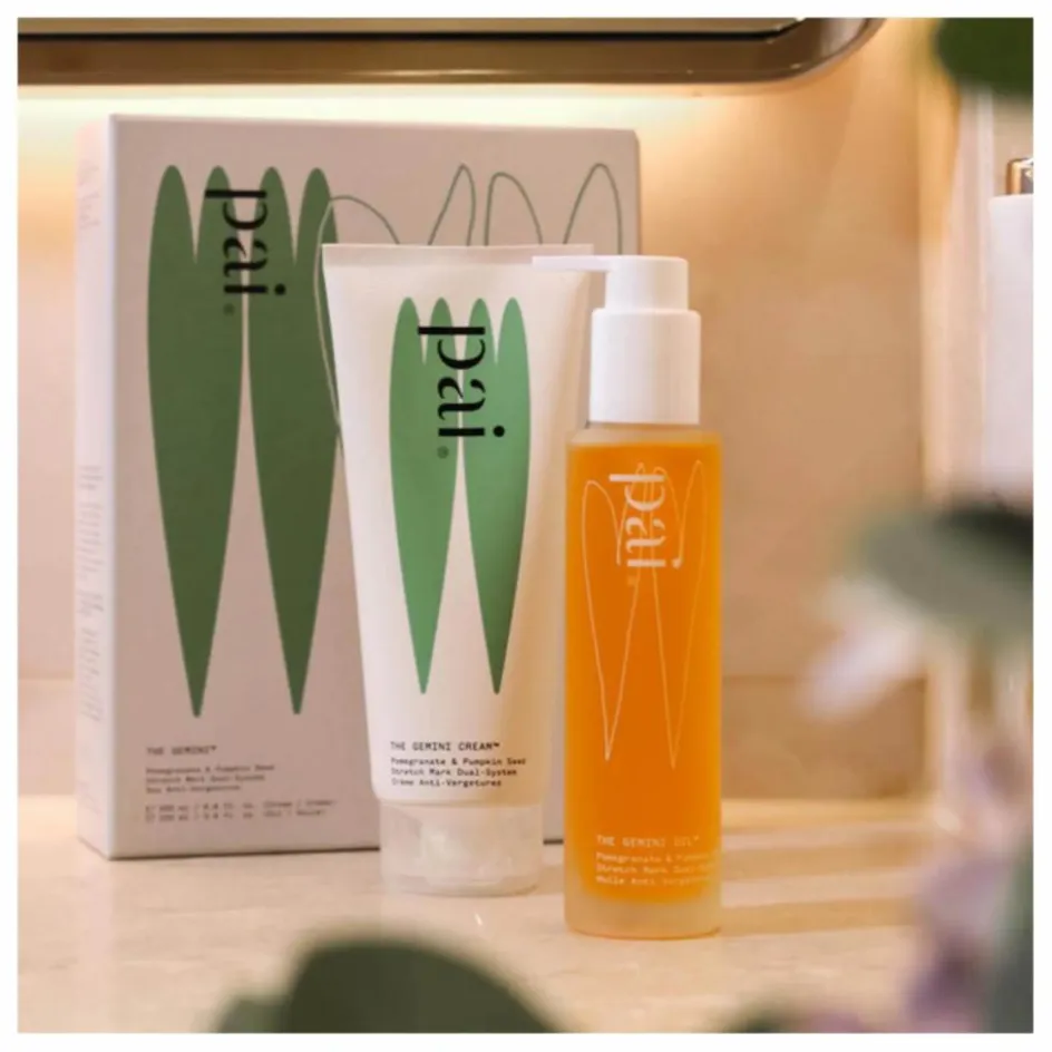 Duo anti-Vergetures the Gemini, Grenade et Graines de Citrouille Femme Soins Grossesse/Maternité|Soins Du Corps