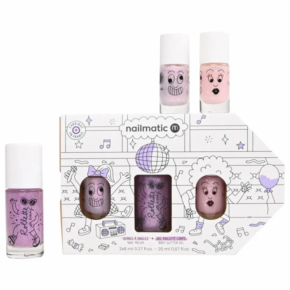 Best Duo de vernis et body rollette Bus Party | Lilas Enfant Maquillage Enfant