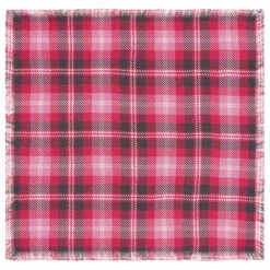 Online Bompard Echarpe Mini Carré Tartan Cachemire | Rouge