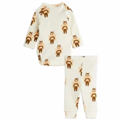 Mini Rodini Bodies, Combinaisons|Combinaisons Et Bodies*Ensemble Body et Legging Bees Coton Bio |
