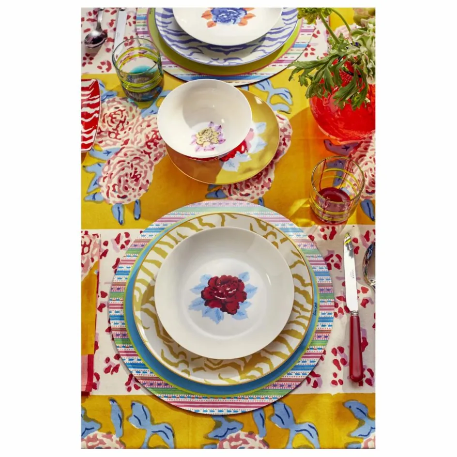 Lisa Corti Ensemble d'assiettes Indian Tiger - Set de 3 || Art De La Table