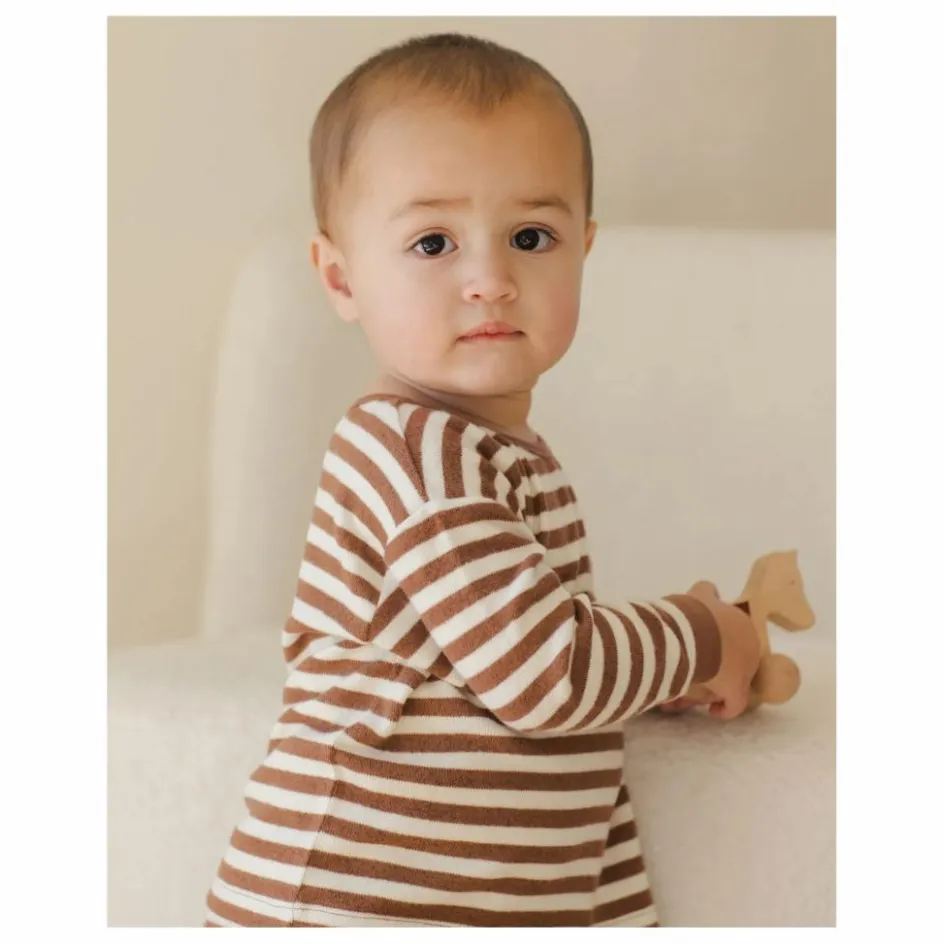 Quincy Mae Ensemble Pull et Pantalon Rayé Bamboo ||Enfant Combinaisons|Robes, Combinaisons