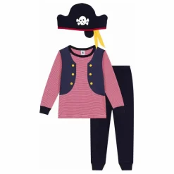 Enfant Petit Bateau Nuit, Sous-Vêtements*Ensemble Pyjama et Masque Pirate |