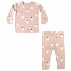 Quincy Mae Ensemble Pyjama Pink Ghosts ||Enfant Nuit, Sous-Vêtements|Robes, Combinaisons