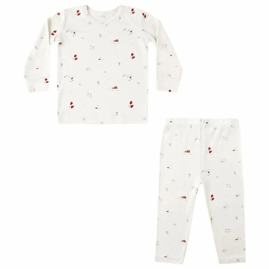 Quincy Mae Ensemble Pyjama Winter Wonderland | Ecru