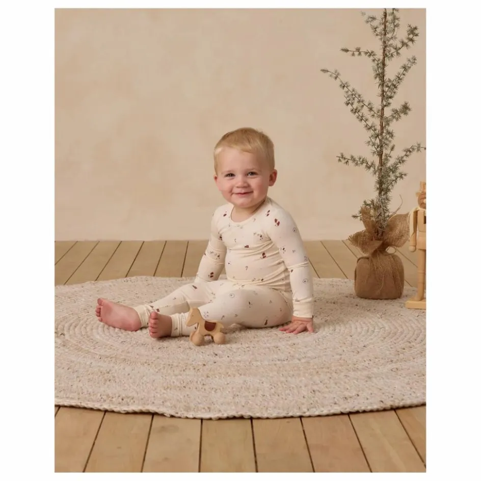 Quincy Mae Ensemble Pyjama Winter Wonderland | Ecru