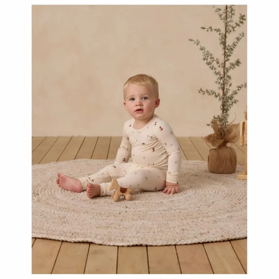 Quincy Mae Ensemble Pyjama Winter Wonderland | Ecru