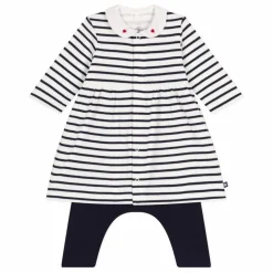 Petit Bateau Ensemble Robe et Legging Rayures || Combinaisons Et Bodies|Bodies, Combinaisons