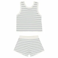 Rylee + Cru Ensemble Top et Short Rayure ||Enfant Robes, Combinaisons