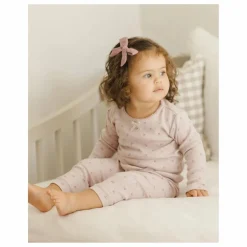 Enfant Quincy Mae Robes, Combinaisons|Bodies, Combinaisons*Ensemble T-shirt et Legging Pointelle Coton Bio | Lilas