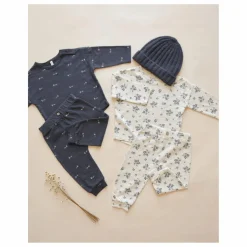 Discount Rylee + Cru Ensemble T-shirt et Pantalon Fleuri | Ecru