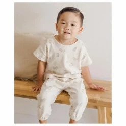 Outlet Quincy Mae Ensemble T-shirt et Pantalon | Ecru