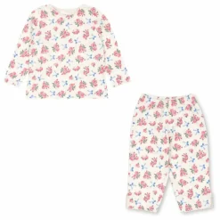 Enfant Konges Sløjd Robes, Combinaisons|Bodies, Combinaisons*Ensemble T-shirt et Pantalon Gio Fleuri Coton Bio |