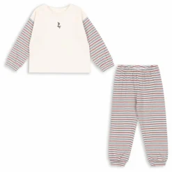 Clearance Ensemble T-shirt et Pantalon Gio Rayé Coton Bio | Enfant Combinaisons|Bodies, Combinaisons