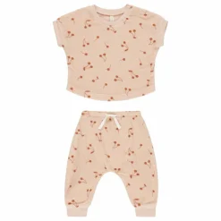Quincy Mae Ensemble T-shirt et Pantalon Terry Eponge ||Enfant Combinaisons|Bodies, Combinaisons