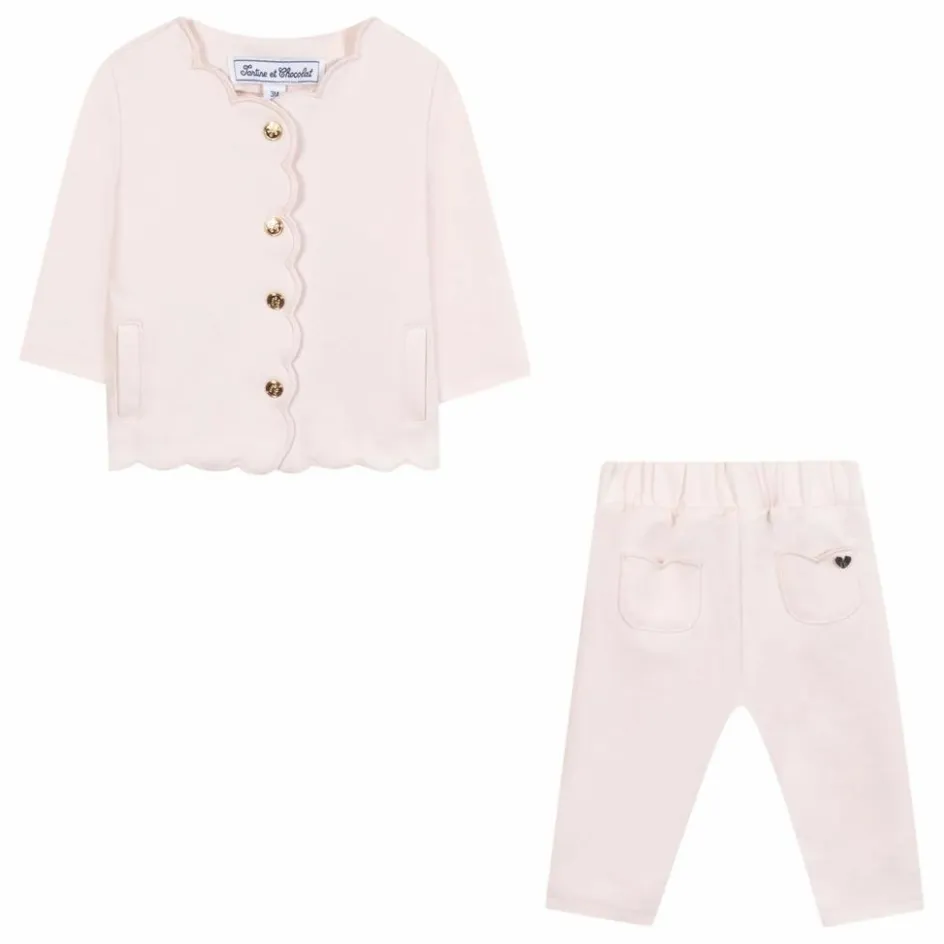 Tartine et Chocolat Ensemble Veste et Pantalon ||Enfant Robes, Combinaisons|Bodies, Combinaisons