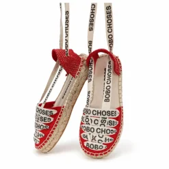 Best Bobo Choses Espadrilles Coton Bio | Rouge
