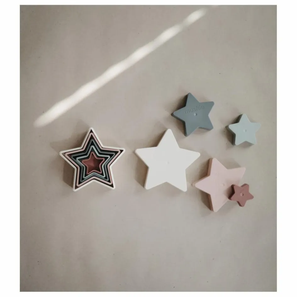 Mushie Jouets D'Éveil|Jouets D'Éveil*Etoiles à empiler