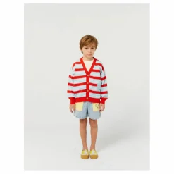 Bobo Choses Exclusivité x Smallable - Cardigan Coton Bio Rayé ||Enfant Pulls, Gilets|Pulls, Gilets
