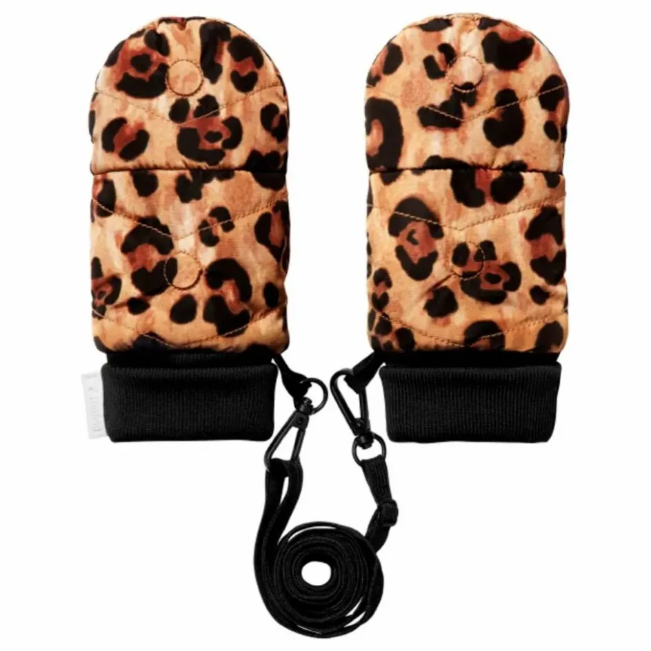 Fudoon Exclusivité X Smallable - Moufles Convertibles Mitaines Léopard ||Enfant Accessoires De Mode