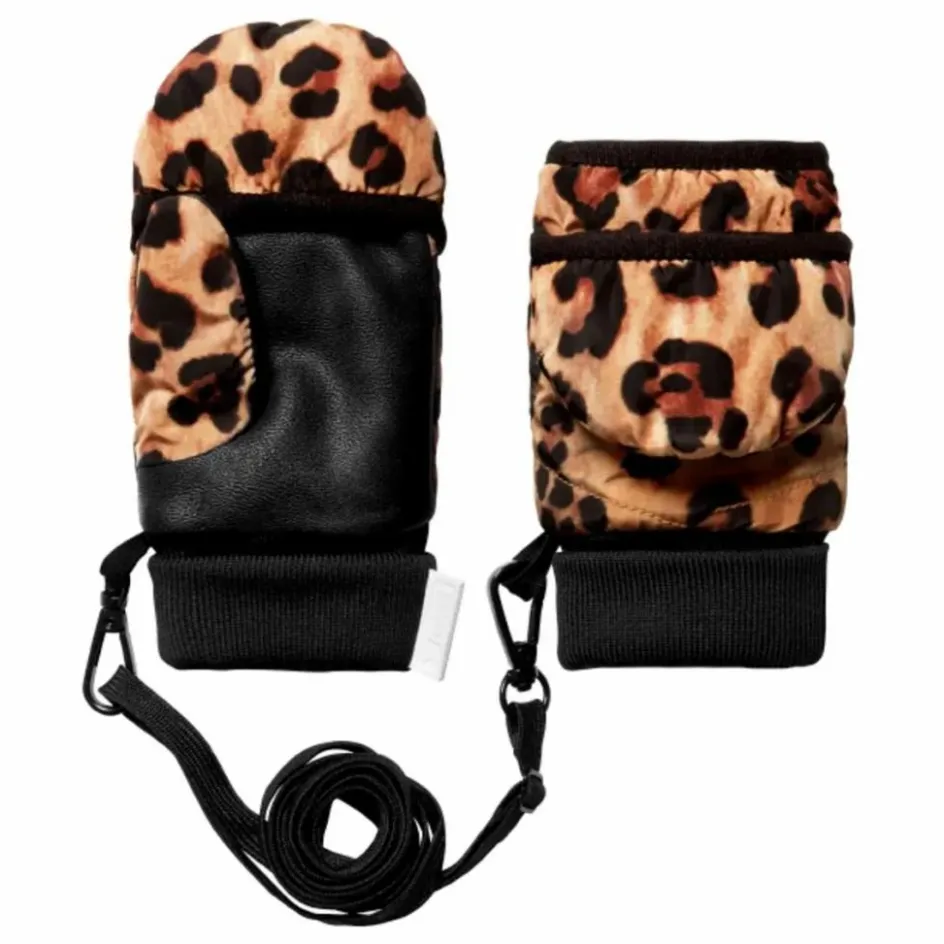 Fudoon Exclusivité X Smallable - Moufles Convertibles Mitaines Léopard ||Enfant Accessoires De Mode
