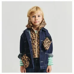 Fudoon Exclusivité X Smallable - Moufles Convertibles Mitaines Léopard ||Enfant Accessoires De Mode