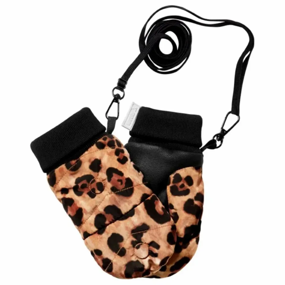 Fudoon Exclusivité X Smallable - Moufles Convertibles Mitaines Léopard ||Enfant Accessoires De Mode