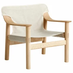 Hay Fauteuil Bernard en chêne et toile, Shane Schneck| Canapés, Fauteuils