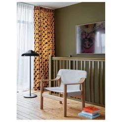 Hay Fauteuil Bernard en chêne et toile, Shane Schneck| Canapés, Fauteuils
