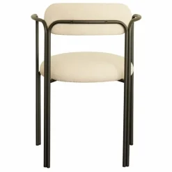 Hot Gabrielle Paris Fauteuil colombe, assise en bouclette | Crème