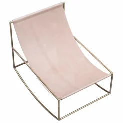 Valerie Objects Canapés, Fauteuils*Fauteuil en cuir Rocking Chair