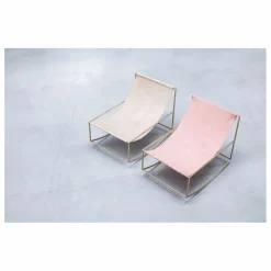 Valerie Objects Canapés, Fauteuils*Fauteuil en lin Rocking Chair