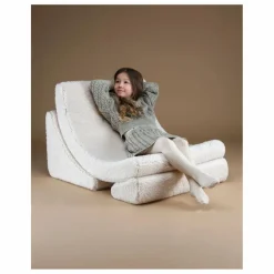 Wigiwama Fauteuil en teddy Moon ||Enfant Chaises Enfant