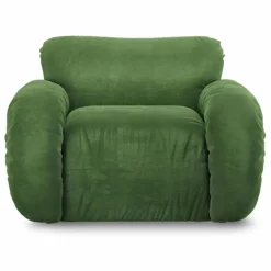 HKliving Fauteuil lounge en velours Arc || Canapés, Fauteuils