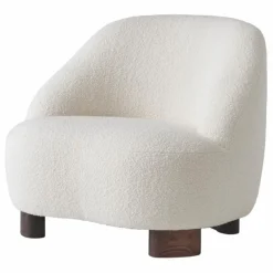 & Tradition Canapés, Fauteuils*Fauteuil lounge Margas LC1 piètement en noyer |