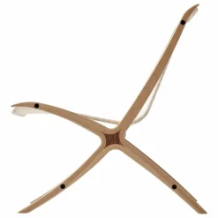 Online & Tradition Fauteuil lounge X HM10, Hvidt & Mølgaard | Naturel