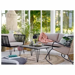 Sale Bloomingville Fauteuil outdoor Mundo | Noir