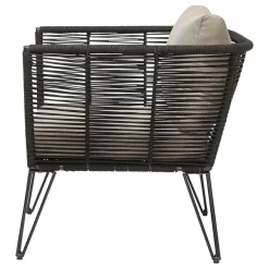 Sale Bloomingville Fauteuil outdoor Mundo | Noir