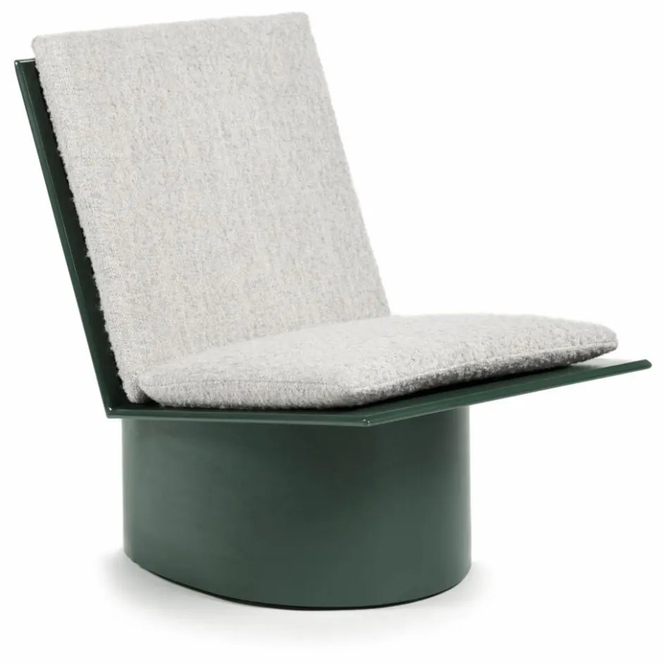Hot Serax Fauteuil Valerie en acier laqué | Vert
