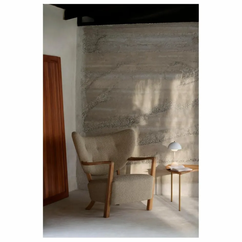 & Tradition Canapés, Fauteuils*Fauteuil Wulff ATD2, piétement en chêne |