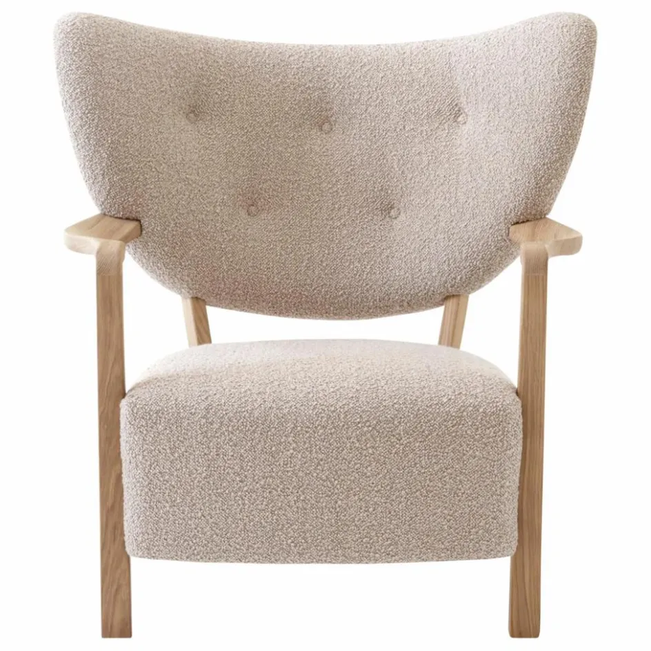 & Tradition Canapés, Fauteuils*Fauteuil Wulff ATD2, piétement en chêne |